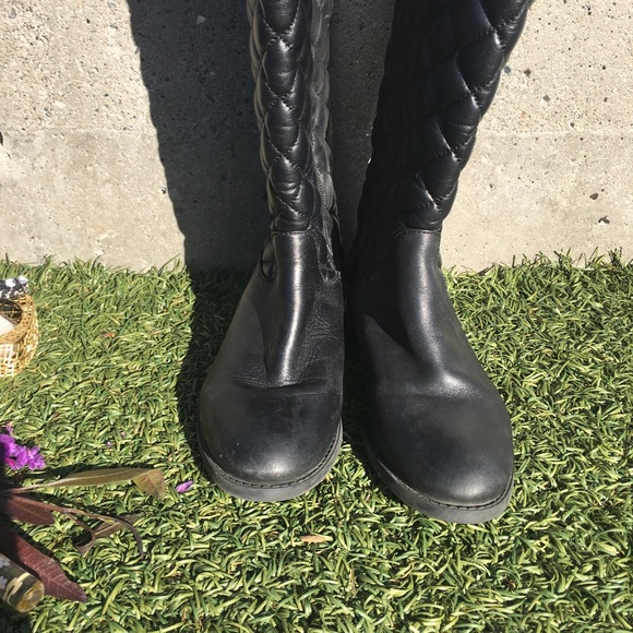 Vince Camuto Quilted Leather Boots - Picture 7 of 8